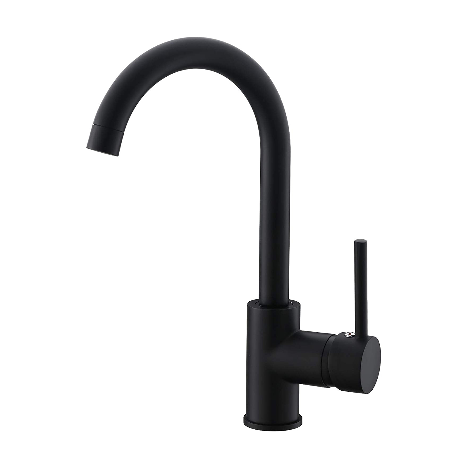 Modern Bar Sink Faucet Kitchen Sink Faucet Single Handle Hot&Cold, Matte Black Prep Sink Faucet