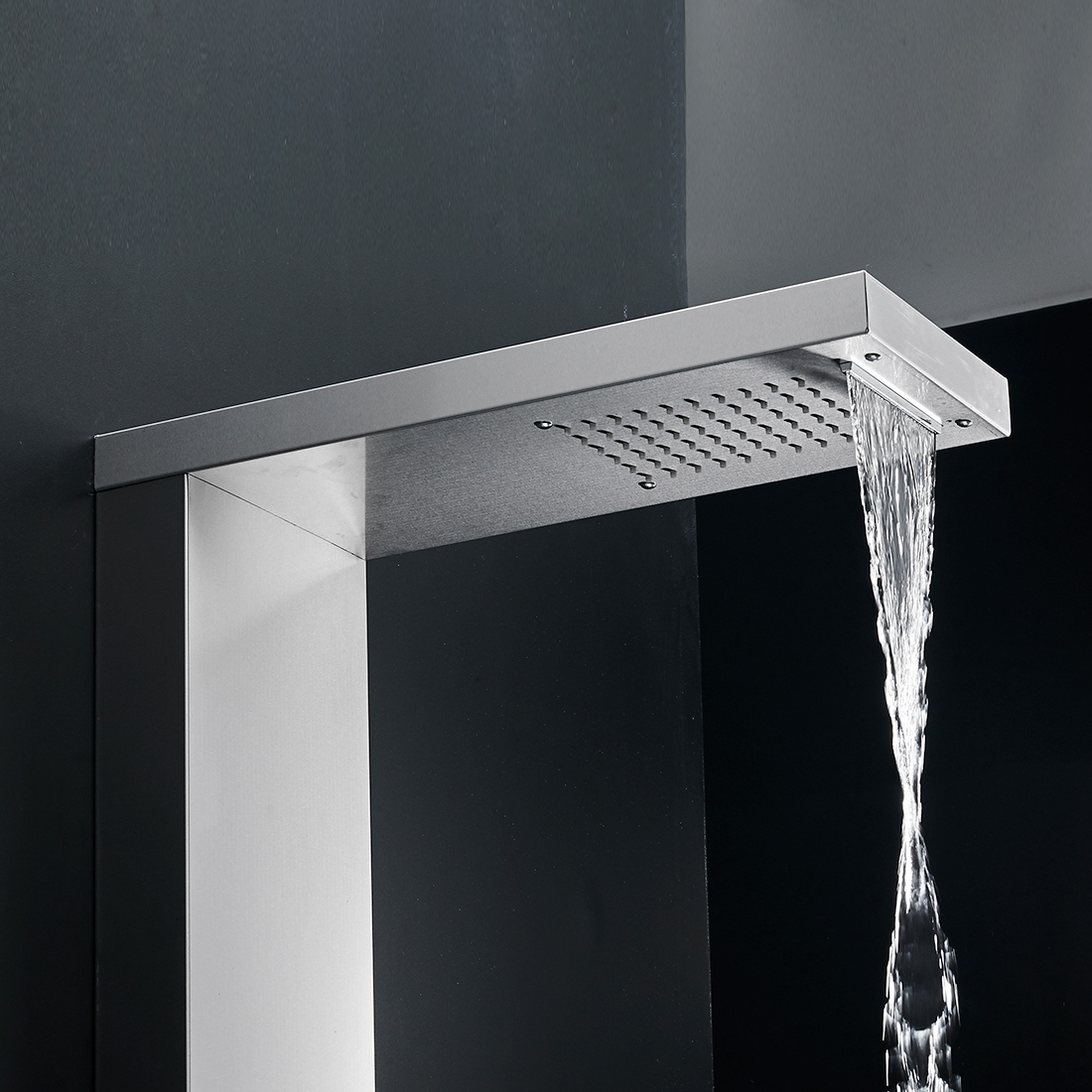 FLG Bathroom Stainless Steel Polished Brass Shower Panel